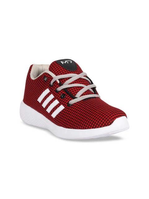 

M7 by Metronaut Women Red & Black Woven Design Sneakers