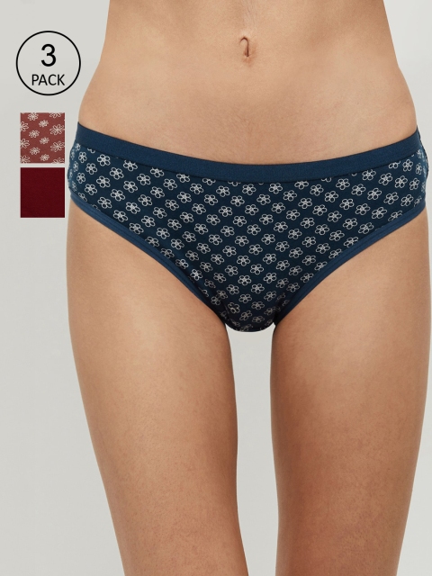 max Women Pack of 3 Assorted Basic Briefs NOOSSU21LH18