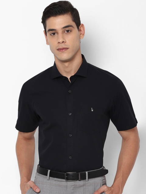

SIMON CARTER LONDON Men Black Regular Fit Striped Formal Shirt