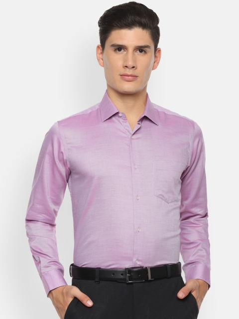 

Van Heusen Men Purple Regular Fit Solid Formal Shirt