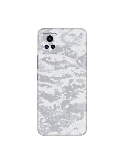 

Trendy Skins Silver-Toned Shadow Pattern Vivo v20 Phone Skin