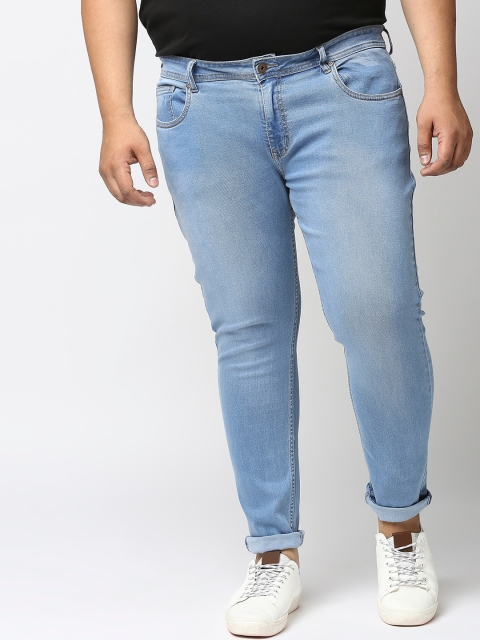 

High Star Men Blue Solid Slim Fit Jeans