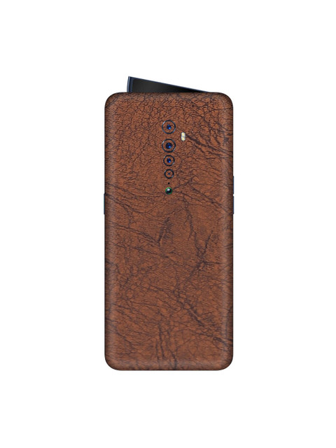 

Trendy Skins Brown & Black Vintage Leather Pattern Oppo Reno 2 Phone Skin