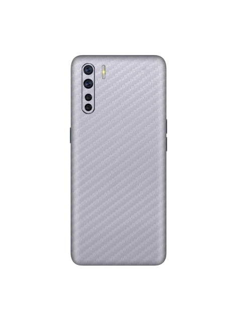 

Trendy Skins White Carbon Pattern Oppo F15 Phone Skin