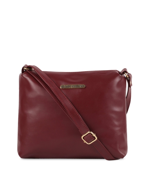 

Bagsy Malone Maroon Solid Sling Bag