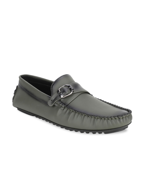 

Bruno Manetti Men Olive Green Driving Shoes