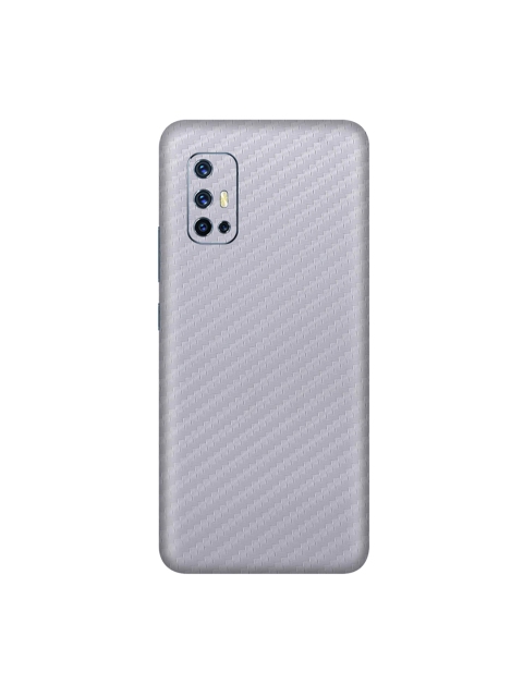 

Trendy Skins White Carbon Fibre Pattern Vivo v17 Phone Skin