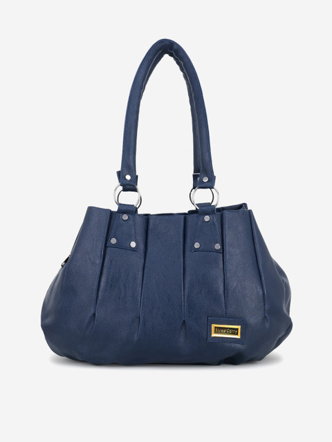 

Stropcarry Blue Textured Shoulder Bag