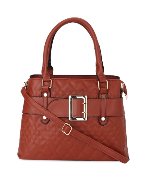 

Ratans Maroon Solid Handheld Bag