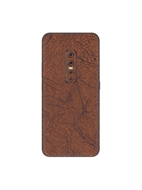 

Trendy Skins Brown & Black Vintage Leather Pattern Vivo v17 Pro Phone Skin