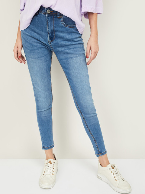 

Fame Forever by Lifestyle Women Blue Slim Fit Mid-Rise Clean Look Cotton Jeans