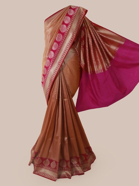 

Pothys Orange Pure Silk Woven Design Banarasi Saree