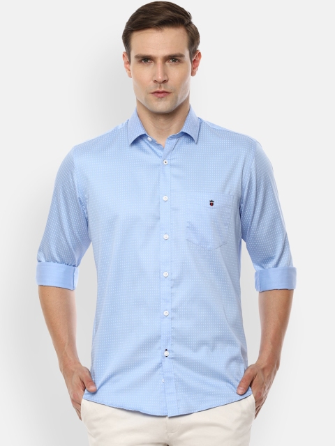 

Louis Philippe Sport Men Blue Slim Fit Printed Cotton Casual Shirt