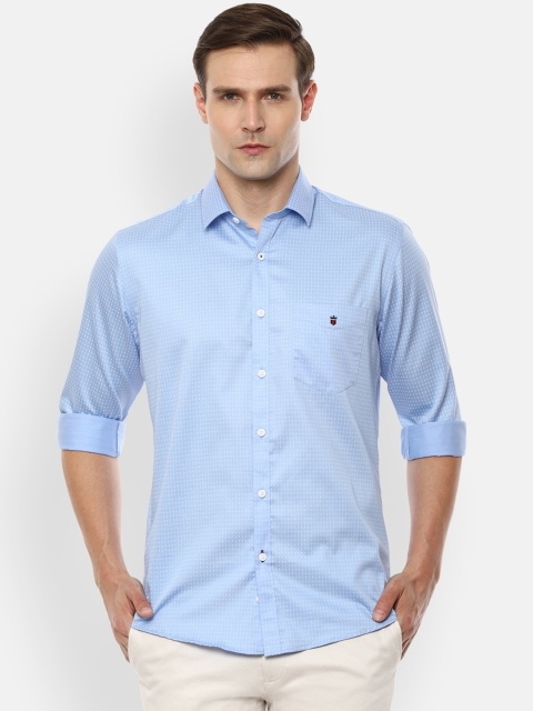 

Louis Philippe Sport Men Blue Slim Fit Printed Cotton Casual Shirt