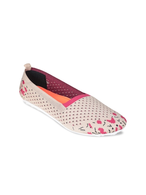 

Liberty Women Printed Slip-On Sneakers Casual Shoes, Beige