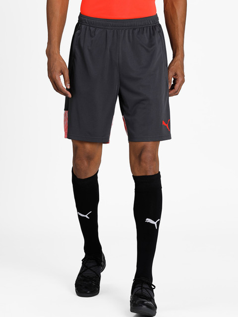 

Puma Men Grey Solid Regular Fit Shorts