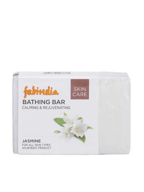 

Fabindia Unisex Jasmine Bathing Bar 100 g, White
