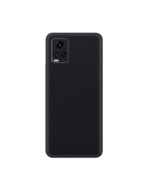 

Trendy Skins Black Carbon Fibre Pattern Vivo v20 Phone Skin