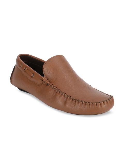 

Bruno Manetti Men Tan Brown Solid Loafers