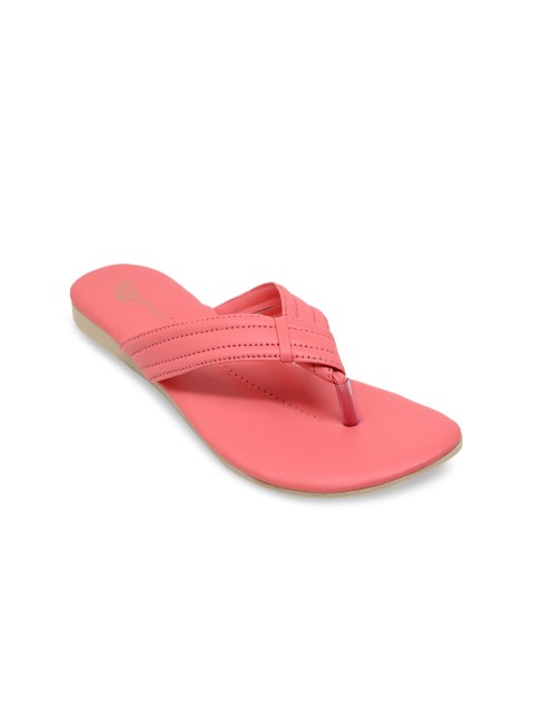 

Padvesh Women Pink Solid Open Toe Flats