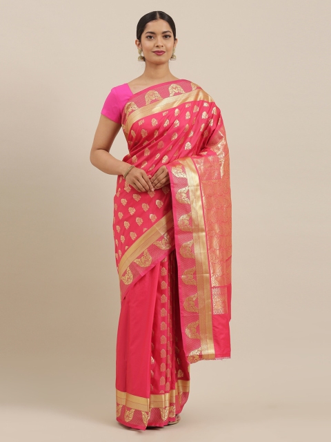 

The Chennai Silks Red Woven Design Art Silk Saree