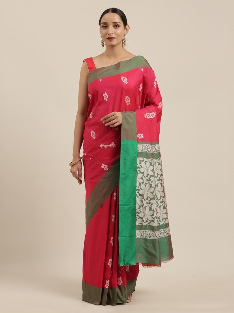 

The Chennai Silks Red Woven Design Art Silk Saree