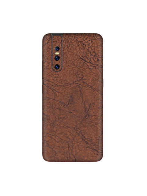 

Trendy Skins Brown & Black Vintage Leather Pattern Vivo v15 Pro Phone Skin