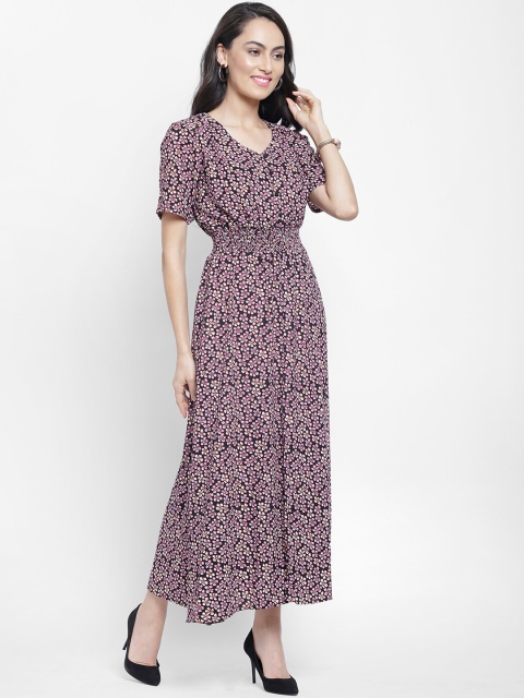 

NIXX Women Multicoloured Floral Printed Maxi Dress, Multi