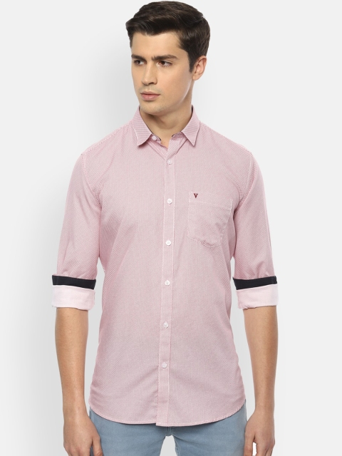 

Van Heusen Sport Men White Slim Fit Printed Casual Shirt