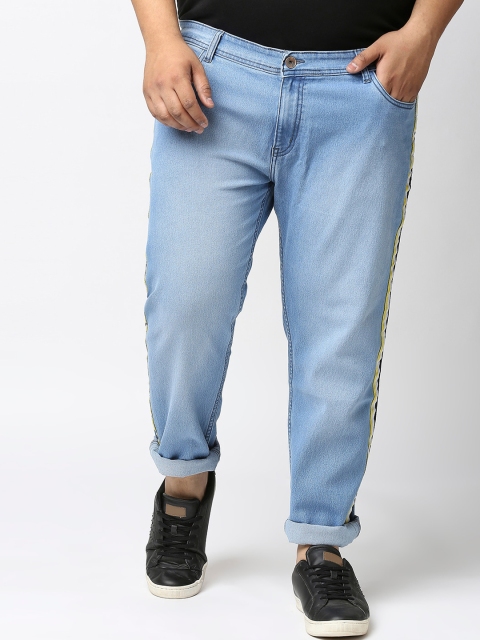 

High Star Men Blue Solid Regular Fit Jeans