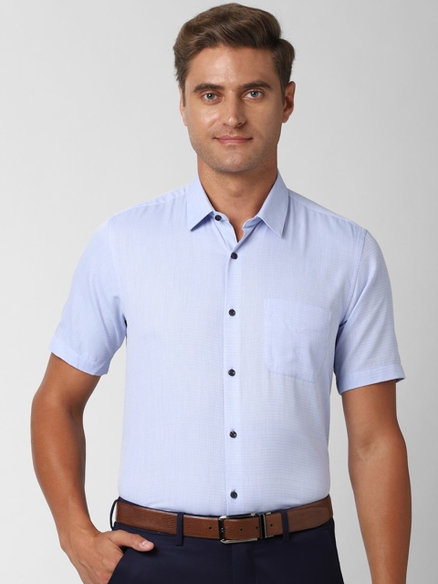 

Peter England Men Blue Regular Fit Casual Shirt