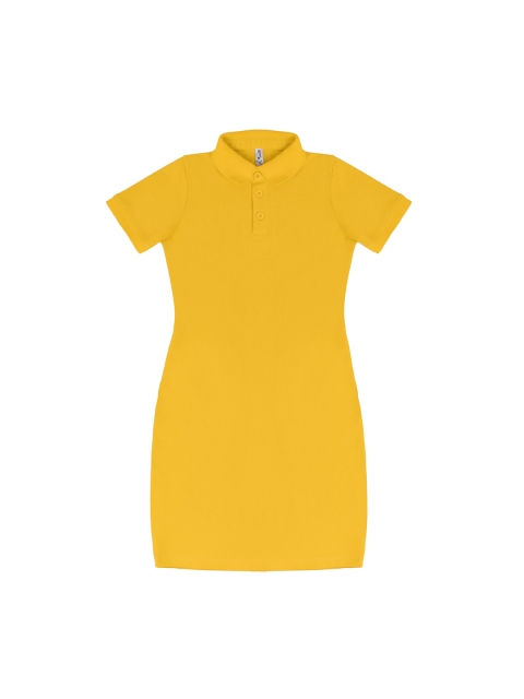

Hunny Bunny Girls Mustard Cotton T-shirt Dress