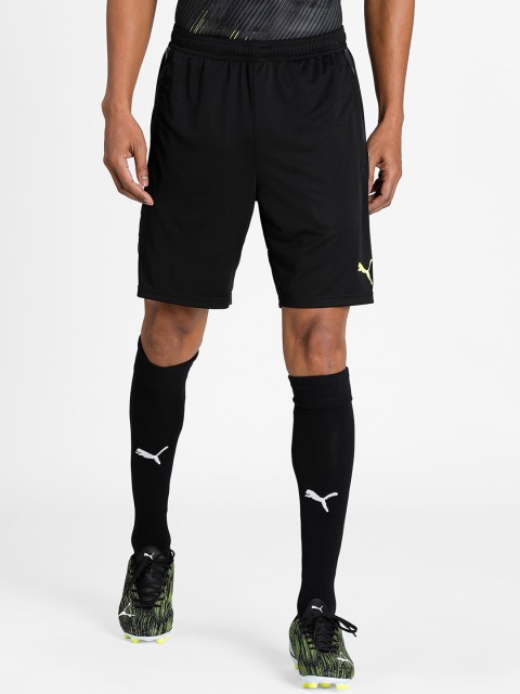 

Puma Men Black Solid Regular Fit Sports Shorts