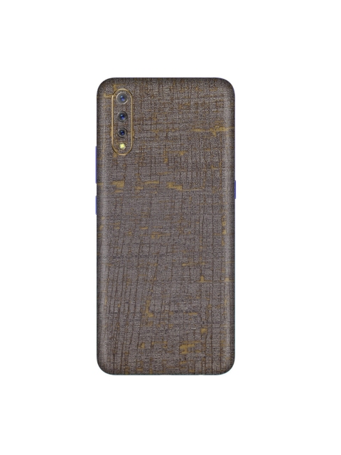 

Trendy Skins Taupe & Gold-Toned Vintage Fabric Gold Pattern Vivo S1 Mobile Skin