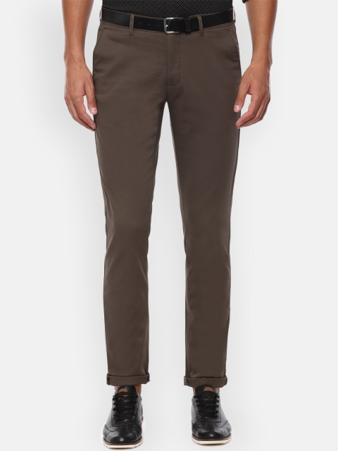 

Van Heusen Sport Men Brown Slim Fit Solid Regular Trousers