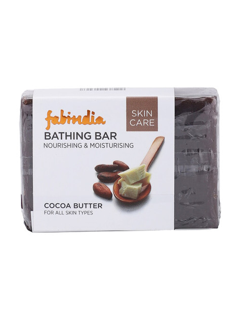 

Fabindia Cocoa Butter Bathing Bar 100g, Brown