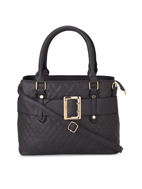 

Ratans Grey Solid Handheld Bag