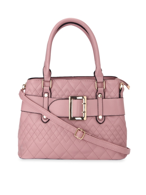 

Ratans Pink Solid Handheld Bag