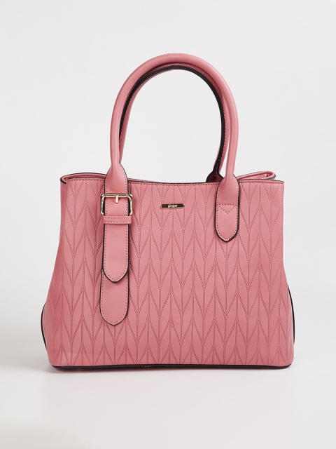 

Ginger by Lifestyle Pink Structured Handheld Bag