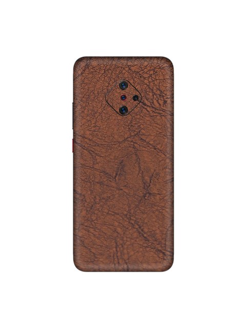 

Trendy Skins Brown Vintage Leather Pattern Vivo S1 Pro Phone Skin
