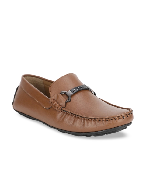 

Bruno Manetti Men Tan Brown Driving Shoes