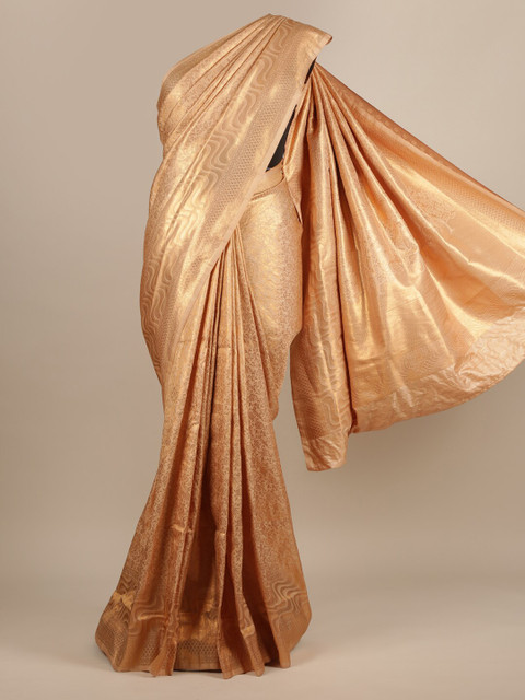 

Pothys Cream-Coloured Woven Design Jute Silk Saree