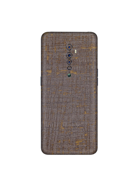 

Trendy Skins Gold-Toned & Grey Vintage Fabric Pattern Oppo Reno 2 Phone Skin