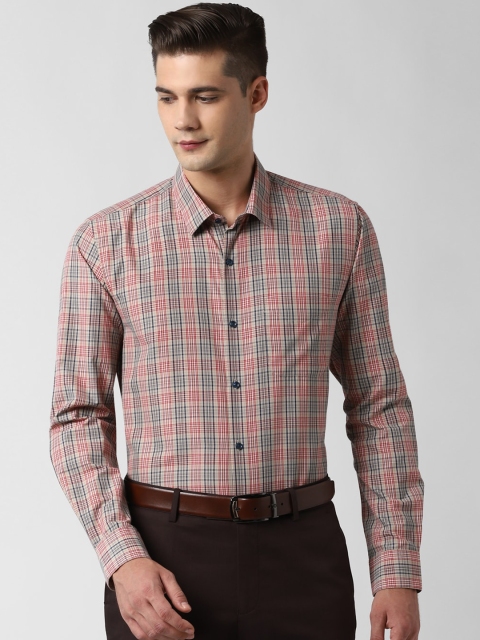 

Peter England Men Multicoloured Slim Fit Checked Casual Shirt, Multi