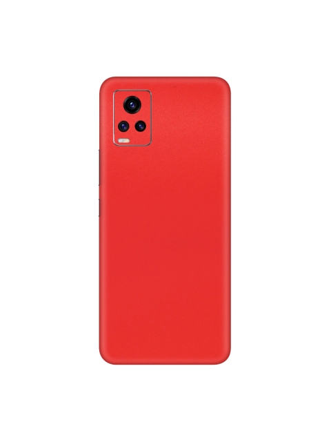 

Trendy Skins Red Matte Pattern Vivo v20 Phone Skin