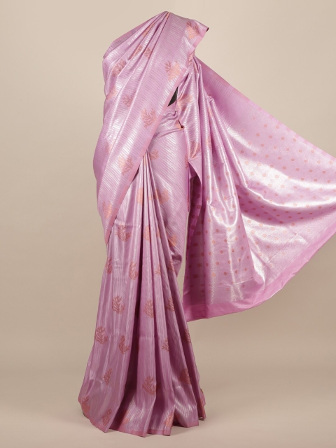

Pothys Lavender Woven Design Jute Silk Saree