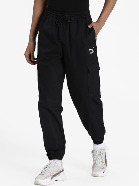 

Puma Men Black Solid Slim-Fit Cotton Will Joggers
