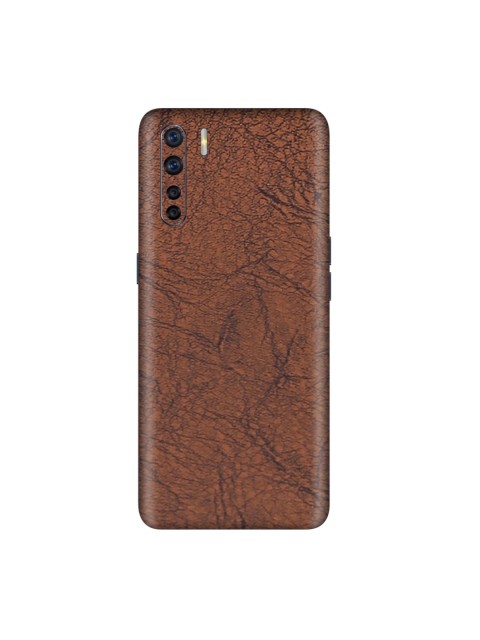 

Trendy Skins Brown Vintage Leather Pattern Oppo F15 Phone Skin