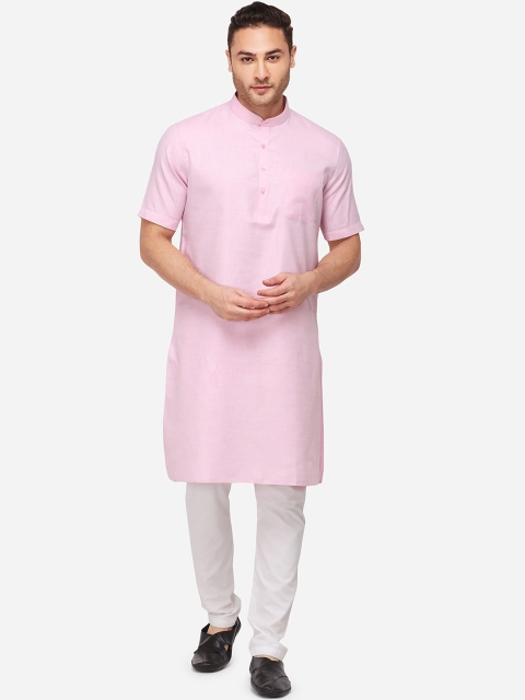 

Modi Kurta Men Pink Kurta