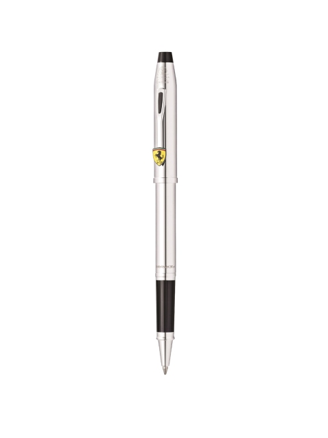

Cross Silver-Toned & Black Ferrari Polished Chrome Rolling Ball Pen With Box